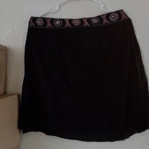 Black skirt